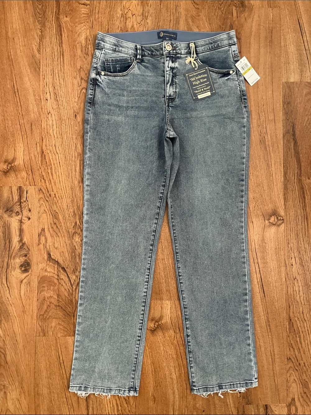 NWT Democracy “Ab” Solution High-Rise Straight Leg Jeans